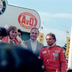 Formel 1 1976, James Hunt, Helmut Kohl, Jochen Mass